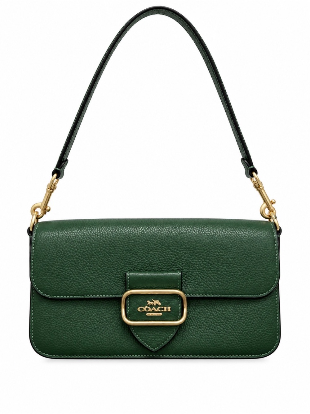 Coach Morgan Shoulder Bag in rich Everglade Green